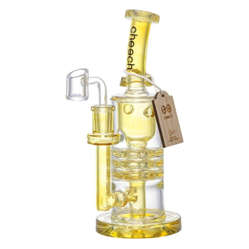 8" Cheech Showerhead Fumed Glass Rig Glass Cheech Bongs Canada