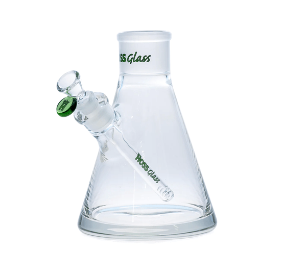 8" Hoss Glass Beaker Base with 19mm Joint (7mm) Hoss Glass Bongs Canada