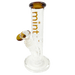 8" Mint Stubby Straight Tube Bong - Amber - Mint Glass Bongs Canada