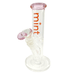 8" Mint Stubby Straight Tube Bong - Pink -Mint Glass Bongs Canada
