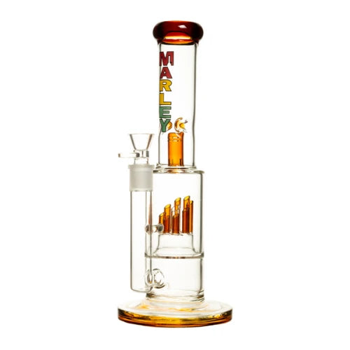 Marley - 13" Tube Ensemble Bong - Amber - Bongs Canada