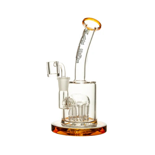Marley - 8" Twisty Tilt Dab Rig - Amber - Bongs Canada