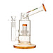 Marley - 9" Marley Dual Aqua Wave Bong - Amber - Bongs Canada
