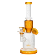 Cheech - 12 Inch Medallion Barrel Waterpipe - Amber - Bongs Canada