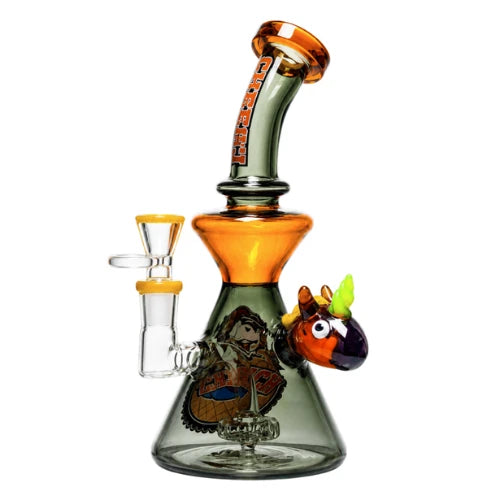 Cheech - 9 Inch Unicorn Dream Waterpipe - Amber - Bongs Canada
