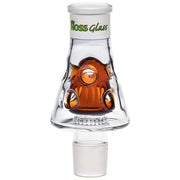 7" Hoss Glass Holey Middle Percolator - Build A Bong - Amber - Bongs Canada