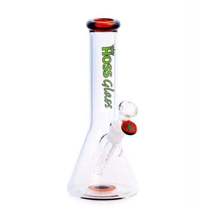 Amber 9" H143 Mini Beaker Bong Hoss Glass Bongs Canada