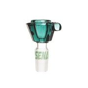 Arsenal Glass - 14mm Hexagon Diamond Glass Bowl – Teal - Bongs Canada