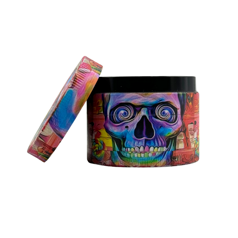 Arsenal Glass Artistic Skull 55mm 4 Piece Grinder
