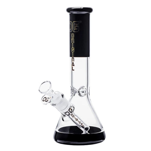 OG Original - 10" 4mm Accent Beaker - Black - Bongs Canada
