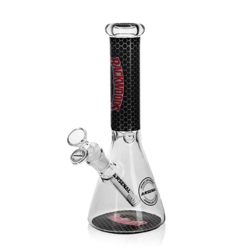 Arsenal - 10" Arsenal BKW Glass Bong - Black - Bongs Canada