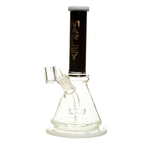 Marley - 10" Solid Bottom Dab Rig - Black - Bongs Canada