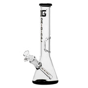 OG Original - 12" 5mm Clear Beaker - Black - Bongs Canada