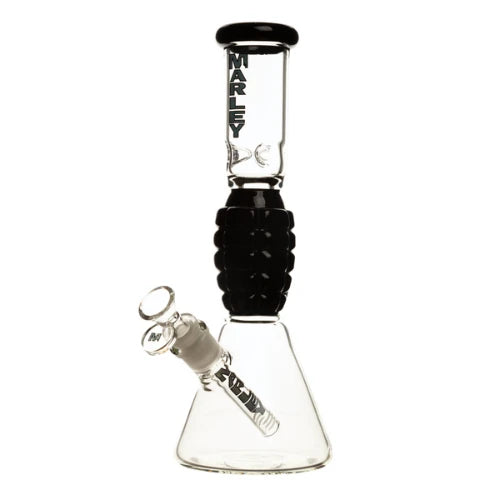 Marley - 12" Marley Grenade Core Bong - Black - Bongs Canada