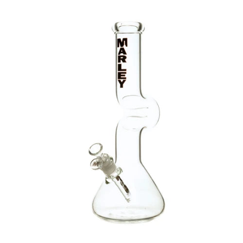 Marley - 14" Curve Flow Bong - Black - Bongs Canada