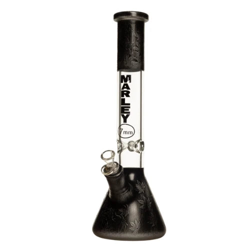 Marley - 16" Ancient Art Bong - Black - Bongs Canada