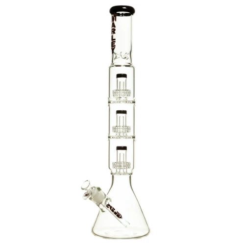 Marley - 20" Marley Triple Flow Bong - Black - Bongs Canada