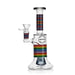 Arsenal Glass - 7.6" Rainbow Matrix Perc Bong - Black - Bongs Canada