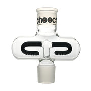 Cheech - 7" Inline Middle Bong - Black - Bongs Canada

