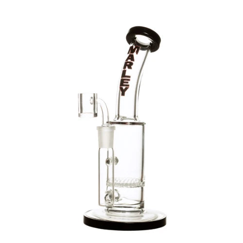 Marley - 9" Marley Arched Head Dab Rig - Black - Bongs Canada