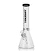 14" tall 5mm thick arsenal brand beaker bong in black