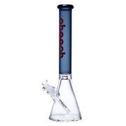 18 inch tall Cheech beaker bong made with 7mm glass and black top tube