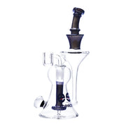 9" tall cheech brand recycler dab rig in black