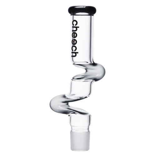 Cheech - Cheech Full Wavy Chamber Tube 12.5” - Black - Bongs Canada