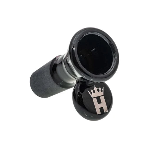 Hoss Glass - 14mm Full Color Cone Bowl - Black - Bongs Canada