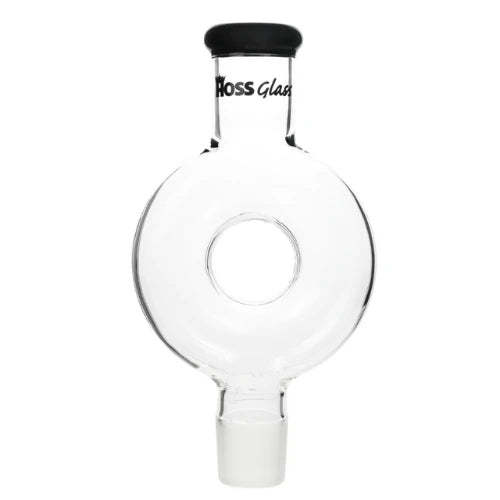 Hoss Glass - Donut Top Percolator - Black - Bongs Canada