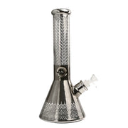 Infinity - 12” 7mm Infinity Loop Glass Bong - Black - Bongs Canada
