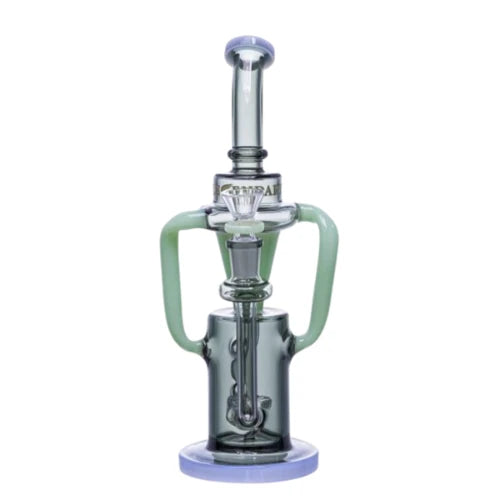 Legendary - 10 Inch Multicolor Recycler - Black - Bongs Canada