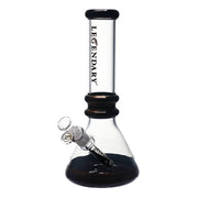 Legendary brand 12 Inch 5mm thick glass Full Color Beaker bong in Black