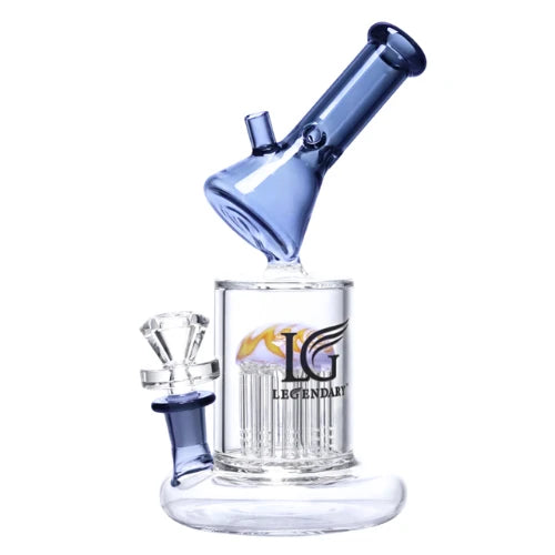 Legendary - 9 Inch Tree Perc Bong Style Rig - Black - Bongs Canada