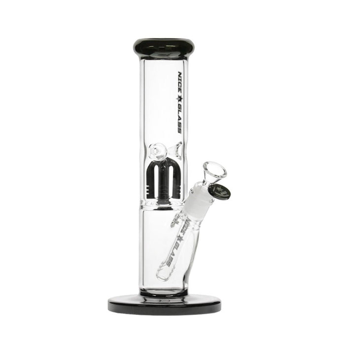 Black 11" NG BO - 062E (5mm) Nice Glass Bongs Canada