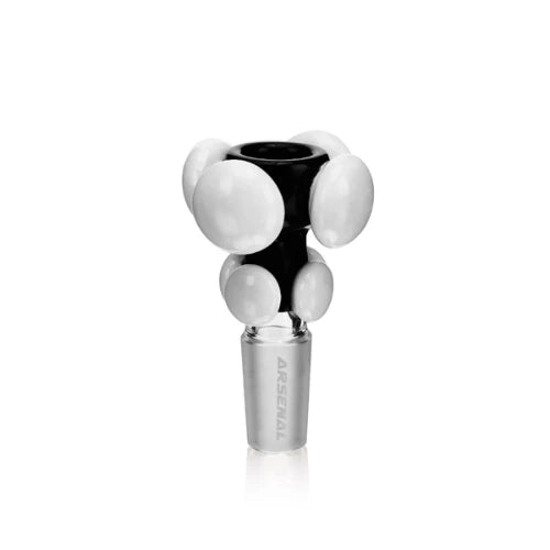 Black - Arsenal - 2.5” Button Pop Bowl - Bongs Canada