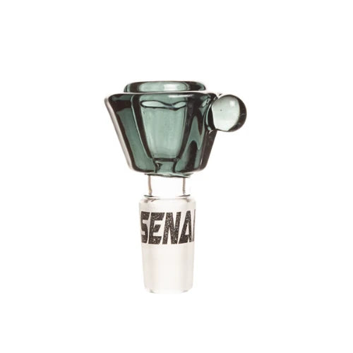 Arsenal Glass - 14mm Hexagon Diamond Glass Bowl – Black - Bongs Canada