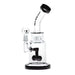Nice Glass - 9” Double Wheel Percolator Rig - Black - Bongs Canada