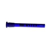 Castle - 5" 8 Slit Downstem - Blue - Bongs Canada