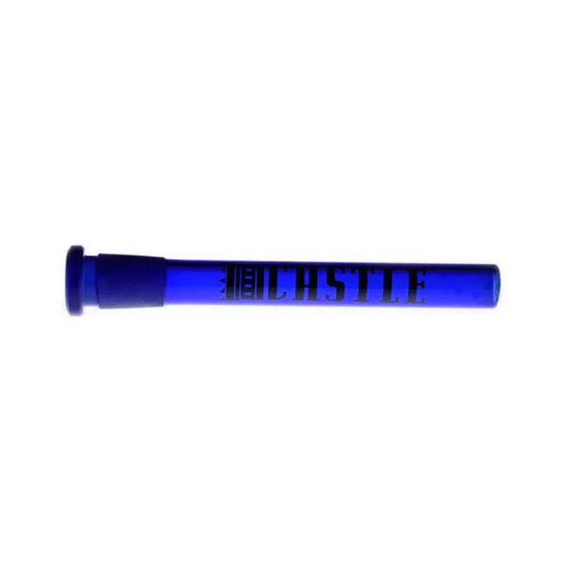 Castle Glassworks - 5" Straight Downstem - Blue - Bongs Canada