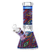 OG Original - 10" 9mm Mosaic Pattern Beaker - Blue - Bongs Canada