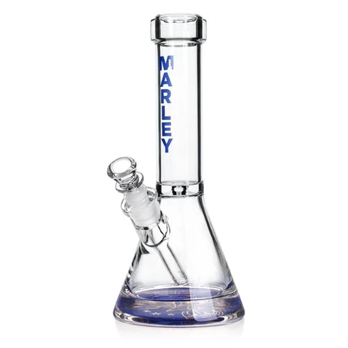 Marley - 12” 9mm Prismatic Beaker - Blue - Bongs Canada