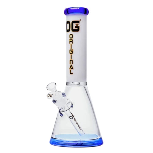 OG Original - 14" 5mm OG Original Double Color Beaker - Blue - Bongs Canada
