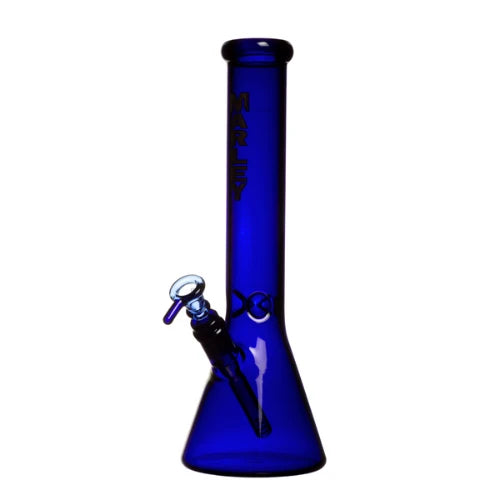 Marley - 14" Marley Essential Flow Bong - Blue - Bongs Canada