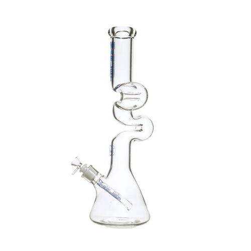 Marley - 17" 7mm Double Zong - Blue - Bongs Canada