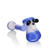 Arsenal Glass - 5" Panda Glow Glass Handpipe - Blue - Bongs Canada