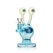 Arsenal - 7.4" Arsenal Alien Grin Glass Bong - Blue - Bongs Canada