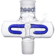 Cheech - 7" Inline Middle Bong - Blue - Bongs Canada