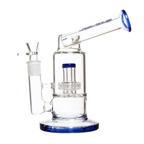 Marley - 9" Marley Dual Aqua Wave Bong - Blue - Bongs Canada