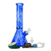 Arsenal Glass - 12” 5mm Prismatic Colors Glass Bong 9-in-1 Dab Kit - Blue - Bongs Canada